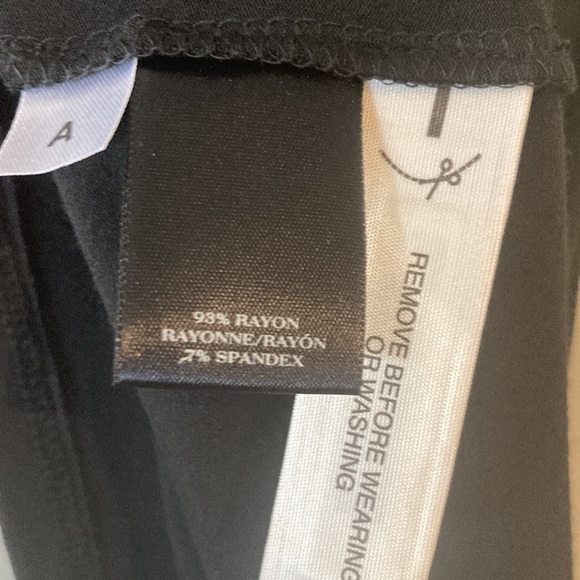 Long Sleeve Black Wrap Dress 👗,size-S, 93% Rayon, 7% Spandex,Never worn - Picture 10 of 12